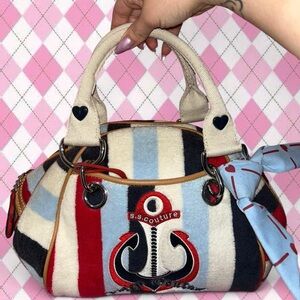 rare juicy couture s.s couture nautical anchor purse